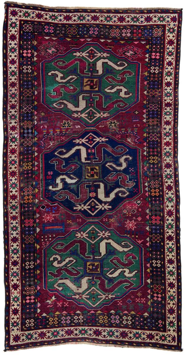 Tappeto Antico Gharabagh Caucaso, numero d'inventario 735