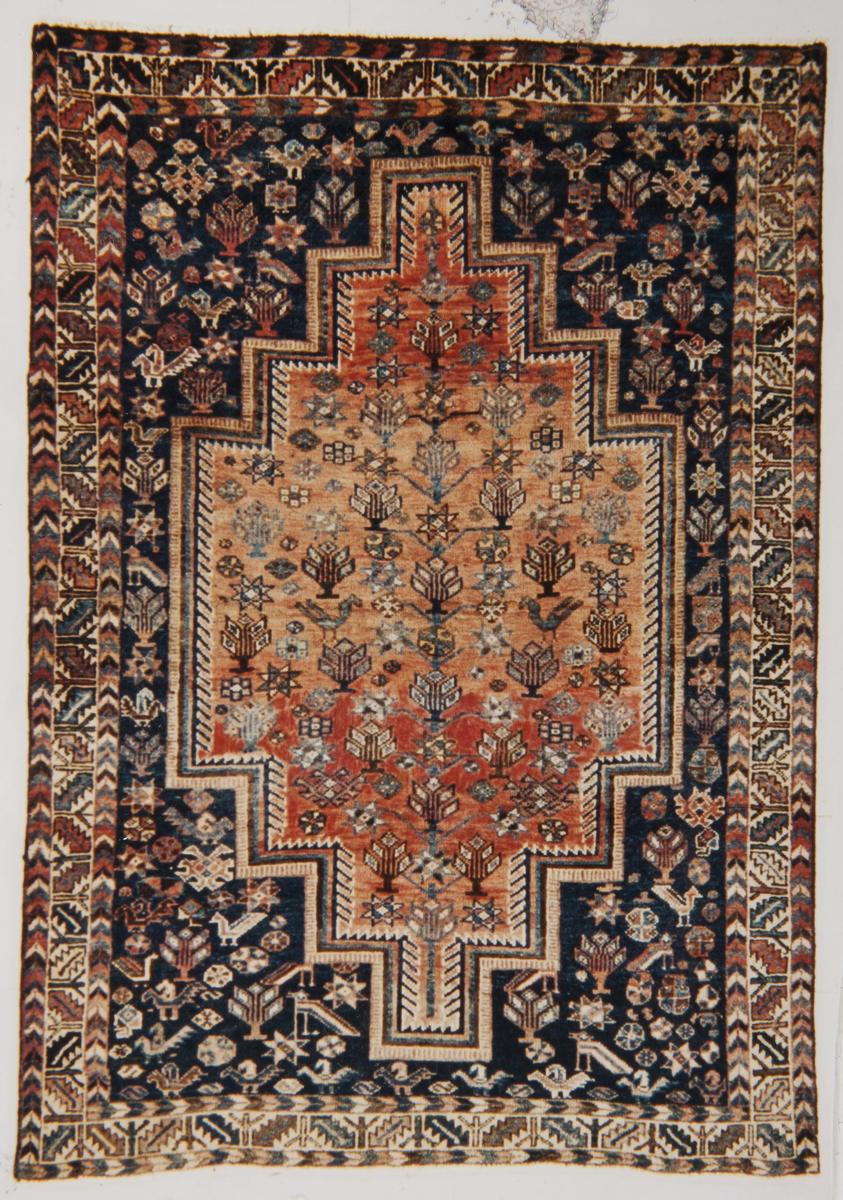Tappeto Vecchio-Afshar, numero d'inventario 536