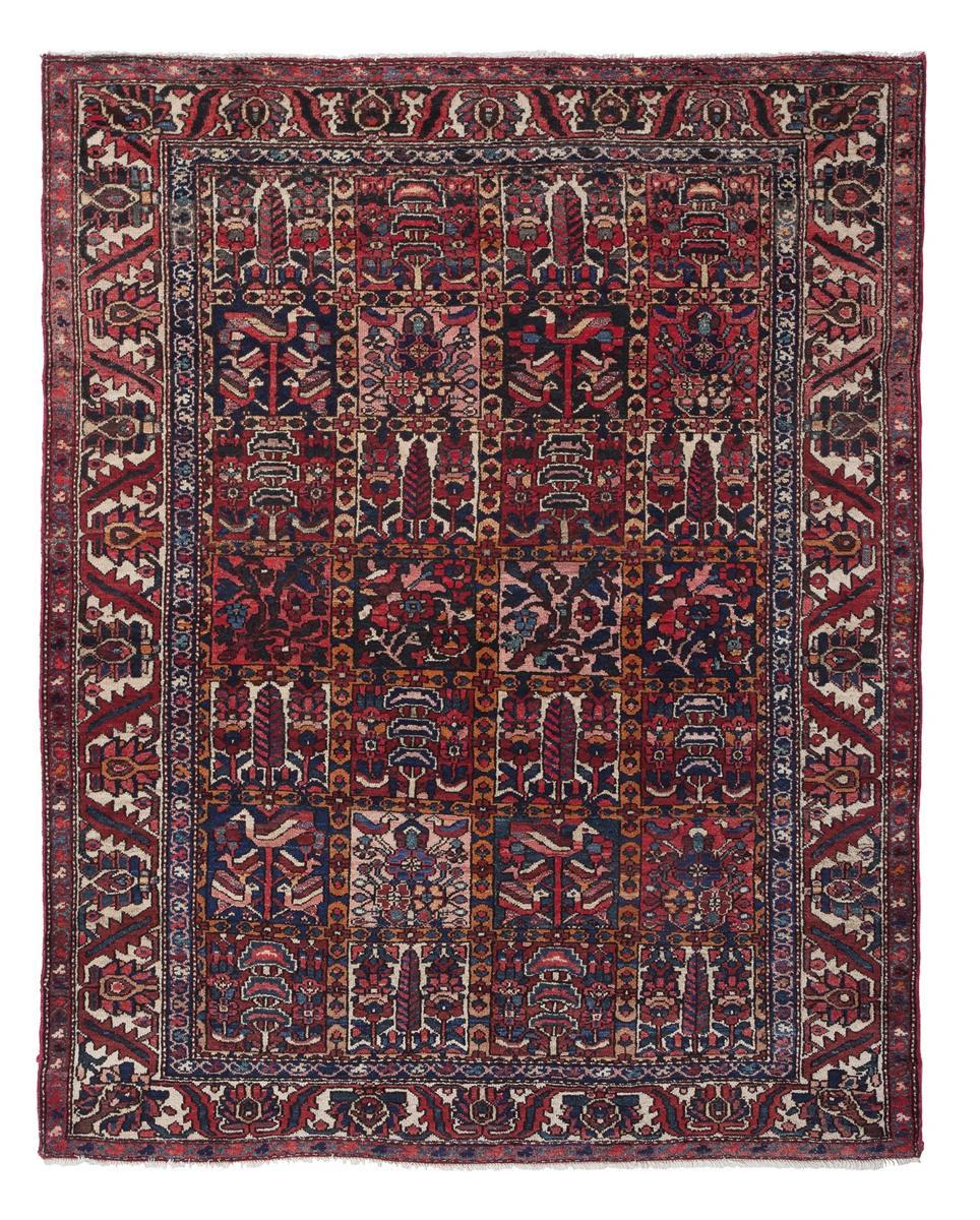 Tappeto Vecchio-Bakhtiari Saman, numero d'inventario 556